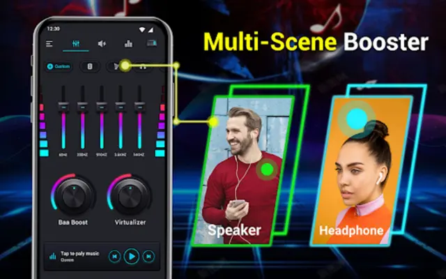 Equalizer- Bass Booster&Volume android App screenshot 1