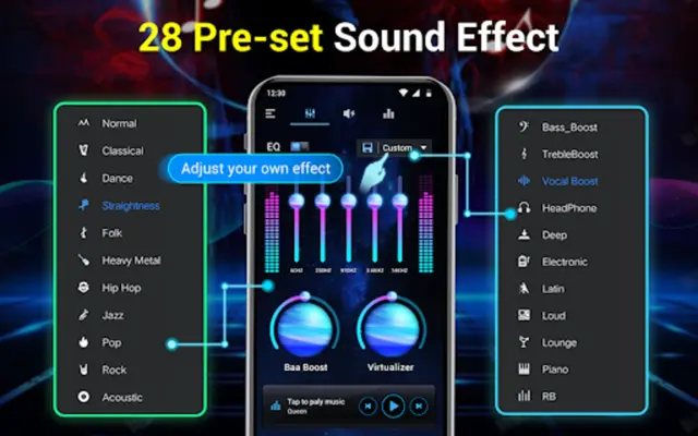 Equalizer- Bass Booster&Volume android App screenshot 3